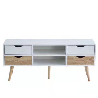 Moderne MDF-hölzerne kurze moderne Fernsehkonsolen-Kabinett-Möbel für Wohnzimmer