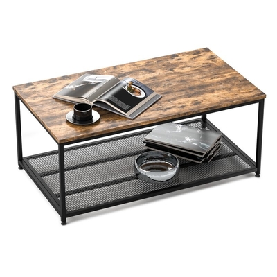 Industrielle Holz-und Metallcouchtisch-Verschachtelungs-Akzent-Tabellen