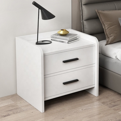 Bauholz-Nachttisch-Gray Whites 2 Eco freundliches Fach Nightstand