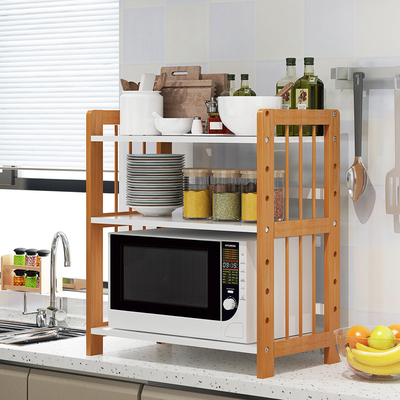 Freistehende hölzerne Küchenbäcker Mikrowelle und Toaster-Oven Stand-Gestell Einheit