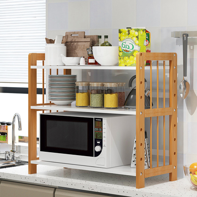 Freistehende hölzerne Küchenbäcker Mikrowelle und Toaster-Oven Stand-Gestell Einheit