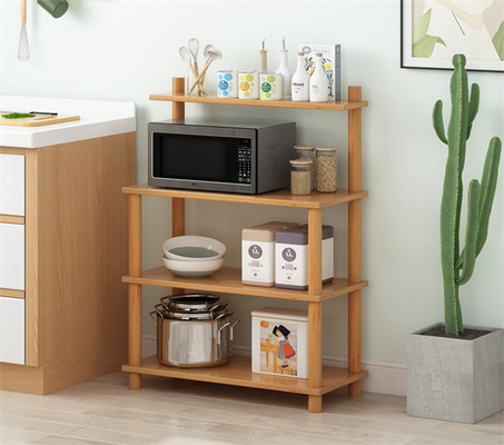 4 Reihe Multifunktionsmikrowellen-Oven Rack Kitchen Appliance Storage-Gestell