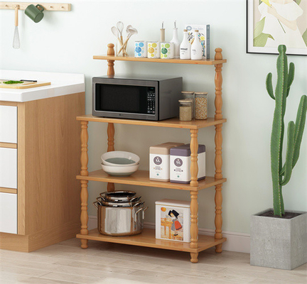 4 Reihe Multifunktionsmikrowellen-Oven Rack Kitchen Appliance Storage-Gestell