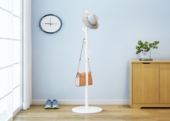 Raumersparnis-justierbarer Kiefernholz-Handtaschen-Aufhänger-Stand-hölzerner Baum