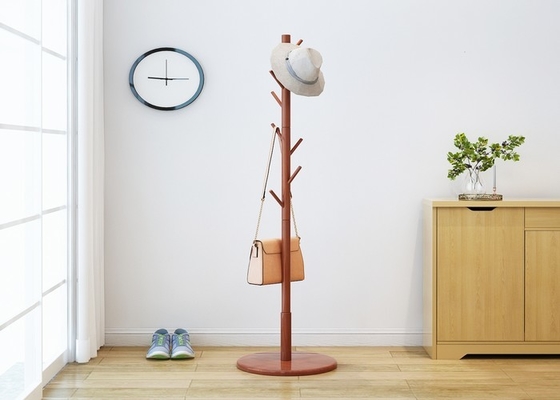 Raumersparnis-justierbarer Kiefernholz-Handtaschen-Aufhänger-Stand-hölzerner Baum