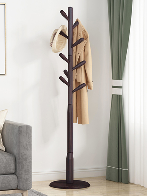 ODM-Kleiderhut-Mantel-Baum-Stand-Aufhänger-Gestell-Kiefernholz mit 8 Haken