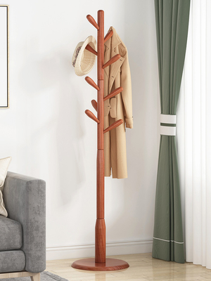 ODM-Kleiderhut-Mantel-Baum-Stand-Aufhänger-Gestell-Kiefernholz mit 8 Haken