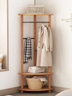 Raumersparnis-Ecken-freistehender Mantel u. Kleiderhaken mit Schuhregal