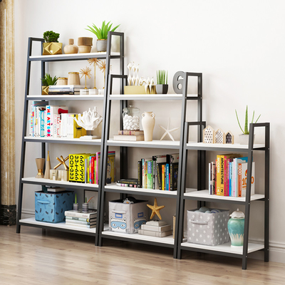 Industrielles Metall und hölzerne Buch-Regale für Bibliotheks-Wohnzimmer