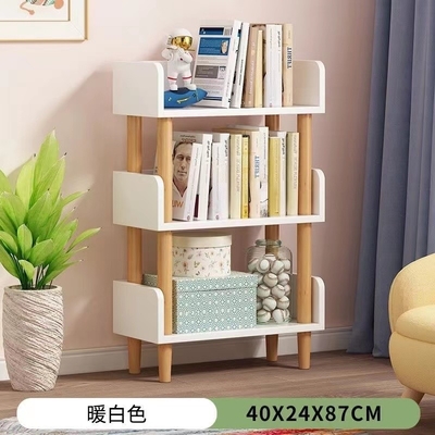 Des Spanplatten-Bücherregals 2 Soems hölzerner Bücherschrank des freistehenden Regals für das Schlafzimmer Mehrfarben