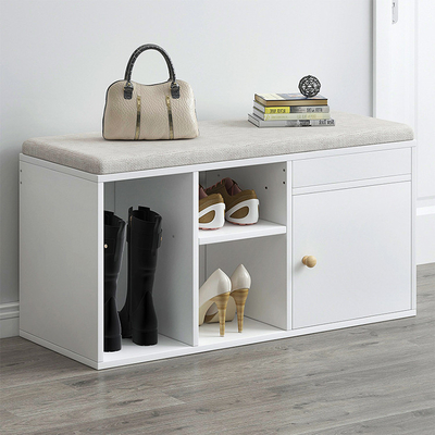 Schuhregal-Möbel-Organisator Cabinet With Door FSC hölzerner und weiches Kissen