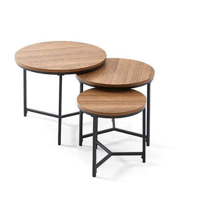 Wohnzimmer kleines Brown ringsum Nistencouchtisch-Satz-Möbel