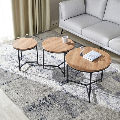 Wohnzimmer kleines Brown ringsum Nistencouchtisch-Satz-Möbel