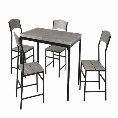 Hölzerner Speisetisch Roydom ODM und 4 Stühle stellten 5-teiligen Speisetisch-Satz ein