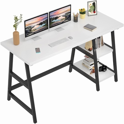 Hölzerner Metallbüro-Computertisch mit Regale ODM