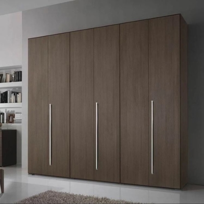 Tür-hölzerne Kleiderschrank-Garderobe Contemperary 4 für Schlafzimmer-Speicher