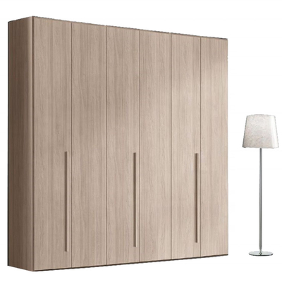 Tür-hölzerne Kleiderschrank-Garderobe Contemperary 4 für Schlafzimmer-Speicher