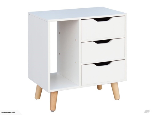 Schlafzimmer Kopfende-Kabinett-Möbel 28 Zoll Nightstand MDF hölzerne