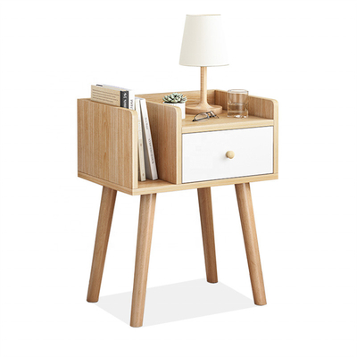 Skandinavier MDF-Bauholz-Nachttisch-Sperrholz Nightstand mit Fach
