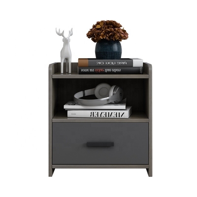 Bauholz-Nachttisch-Gray Whites 2 Eco freundliches Fach Nightstand