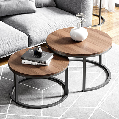 Metallkörper hölzern ringsum Kreisnistencouchtische für Sofa BedSide