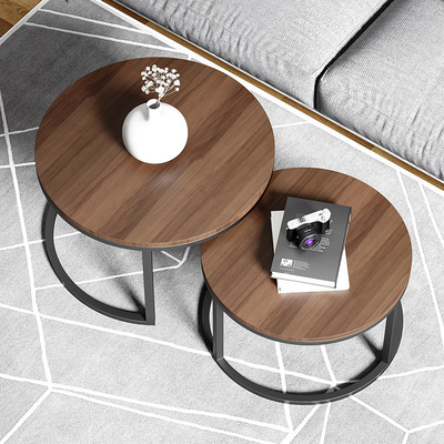 Metallkörper hölzern ringsum Kreisnistencouchtische für Sofa BedSide