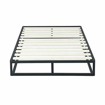 Kundengebundener Schmiedeeisen-Bett-Rahmen König-Metal Bed Frame mit hölzernen Latten